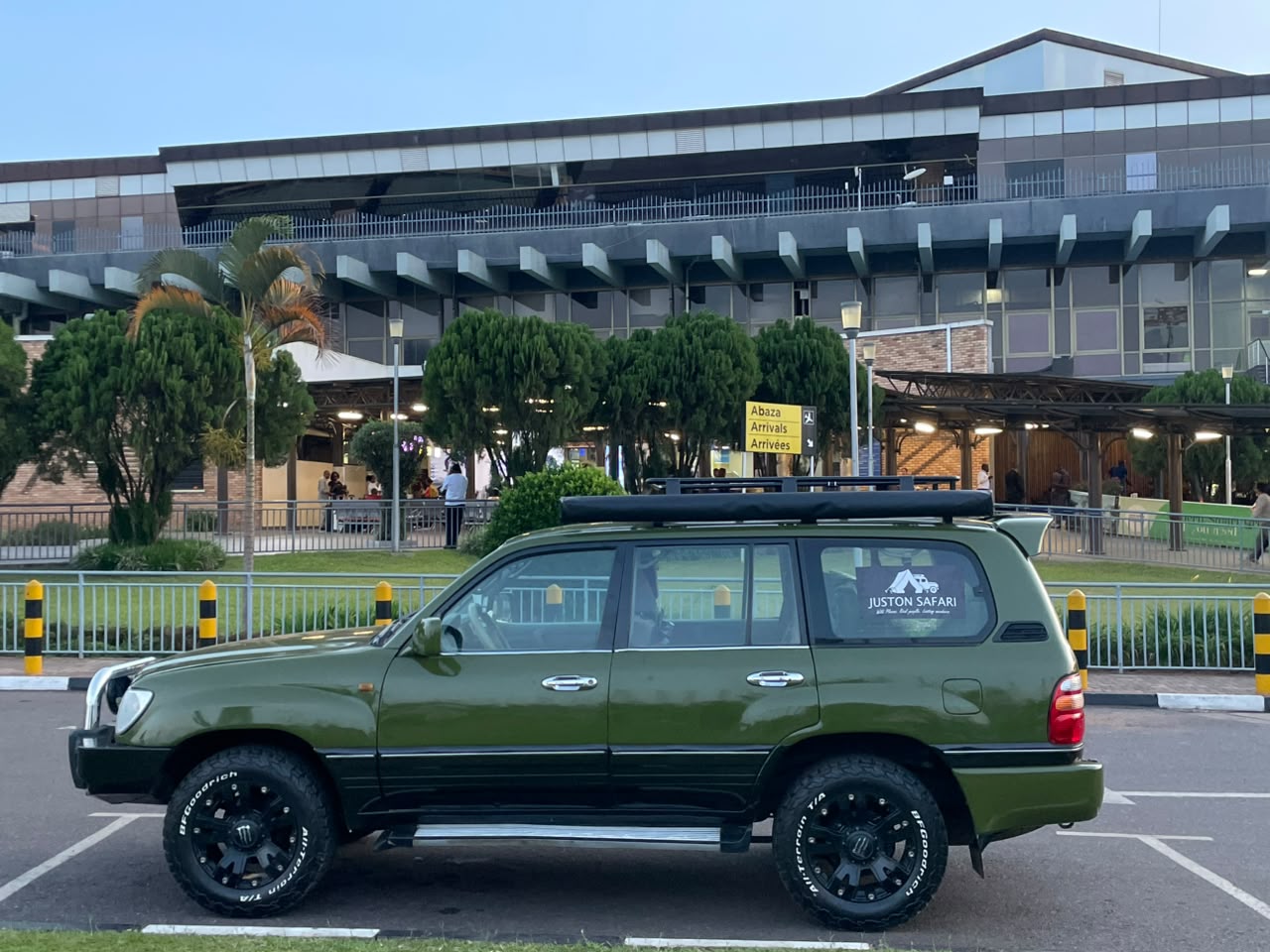 Car rental pickup at Kigali International Airport